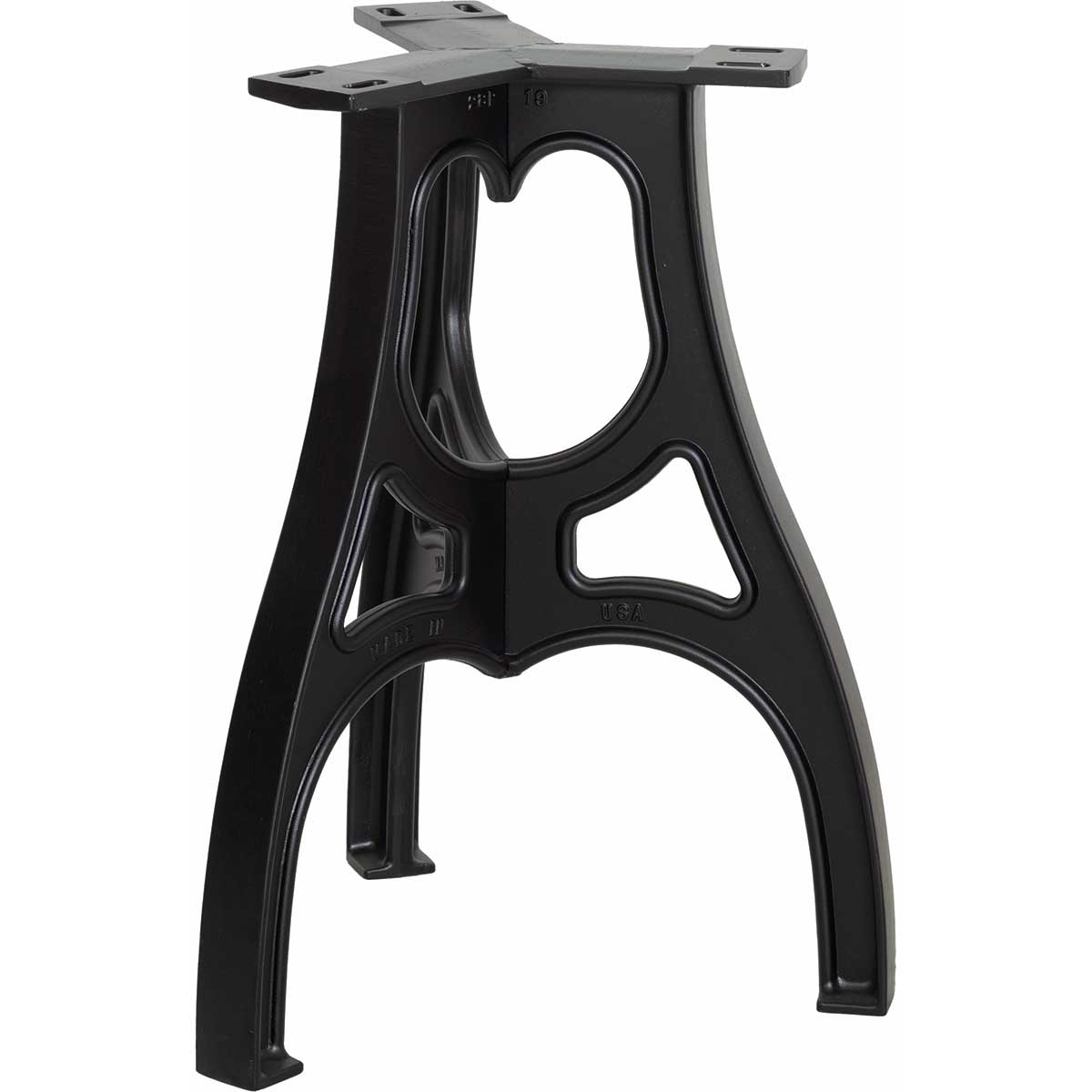 28" Cast Aluminum Three Leg Pedestal Table Base