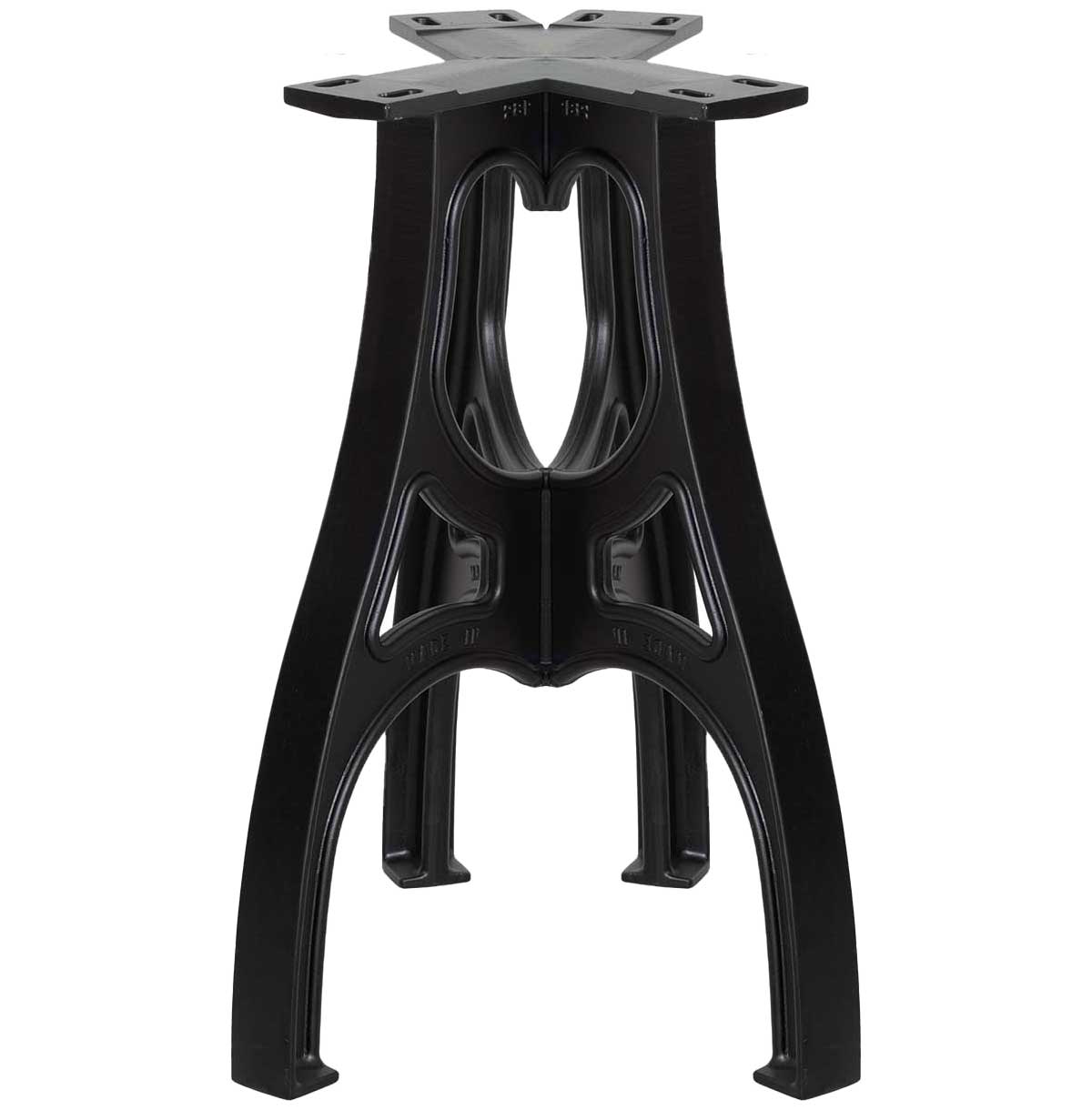 28" Cast Aluminum Four Leg Pedestal Table Base