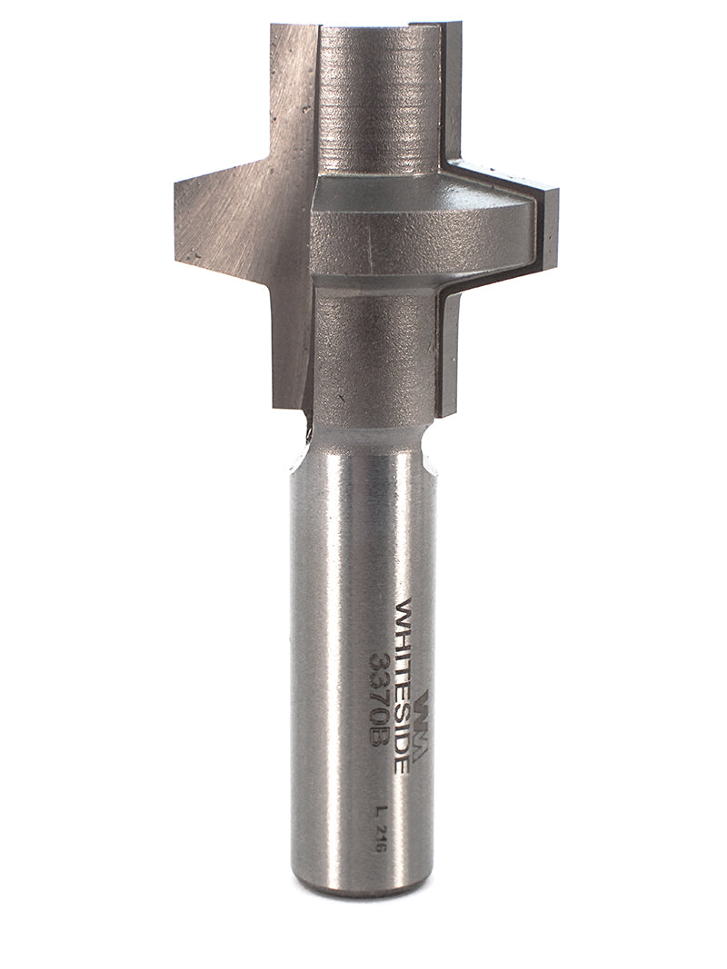 Wedge Groove Cutter 5/8-1-1/4Material Thickness 1-1/4LD 1-1/4CL 1/2SH 2-7/8OAL 2FL