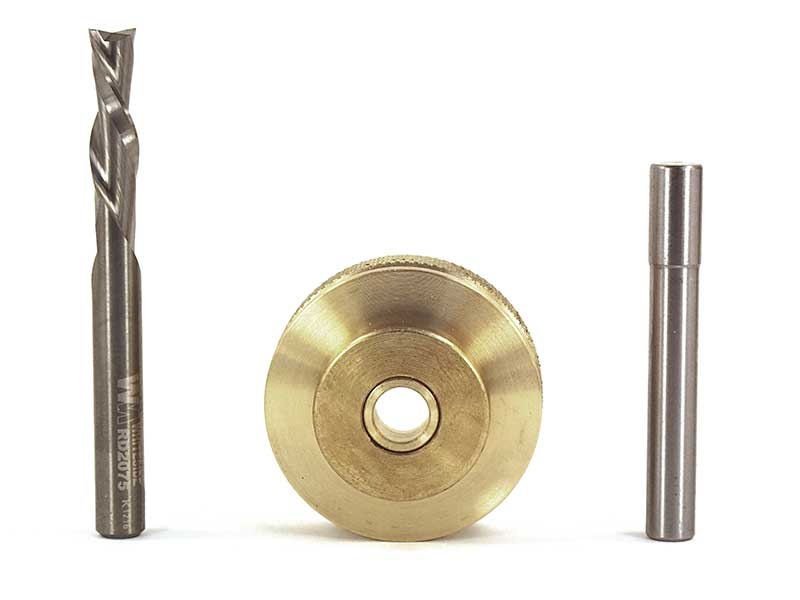 Solid Brass Inlay Kit 1/4" Dia.