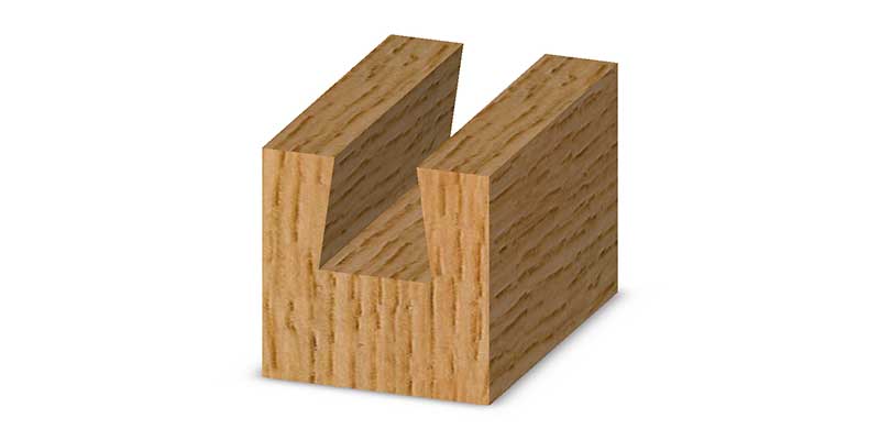 Dovetail Bit 1/4SH 1/4LD 1/4DOC 2-1/2OAL 2FL