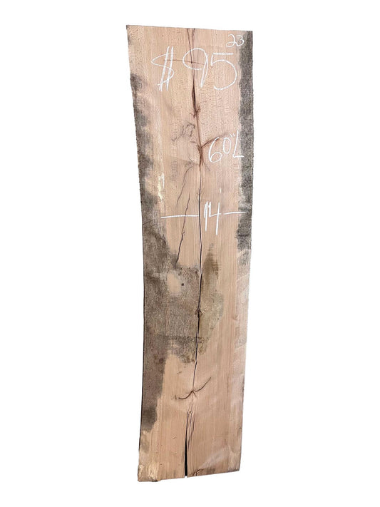 Beech Live Edge Slab 8/4 #0023