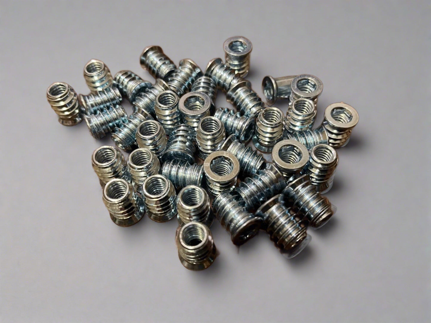 1/4"-20 x 15mm Threaded Inserts