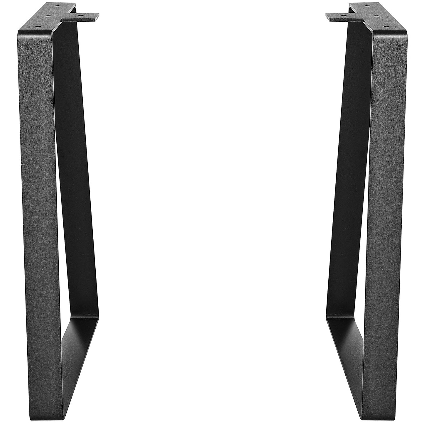 16” Coffee Table Legs - 1 Pair, Metal Trapezoid Shape