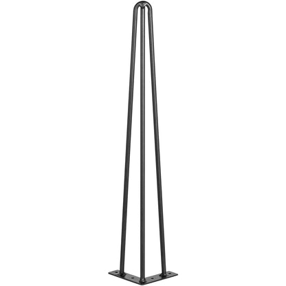 18” Table Legs - set of 4, Metal Hairpin Shape