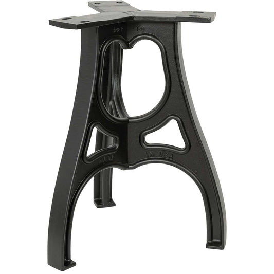 22" Cast Aluminum Three Leg Pedestal Table Base