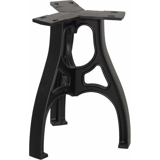 18" Cast Aluminum Three Leg Pedestal Coffee Table Base