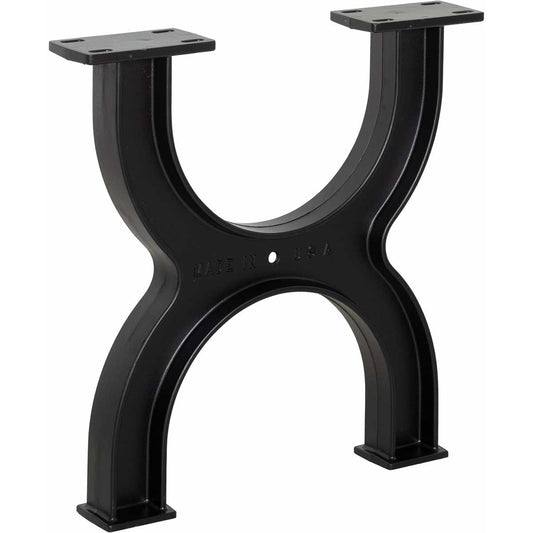 28" Cast Aluminum H Table Legs - Set of 2