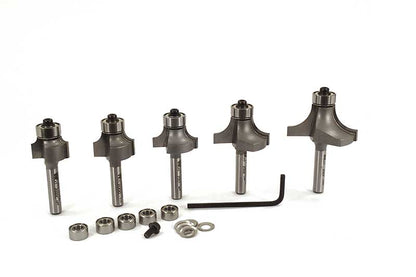 Whiteside 502 Router Bit Set Roundover and Beading Set 1/4" Shank