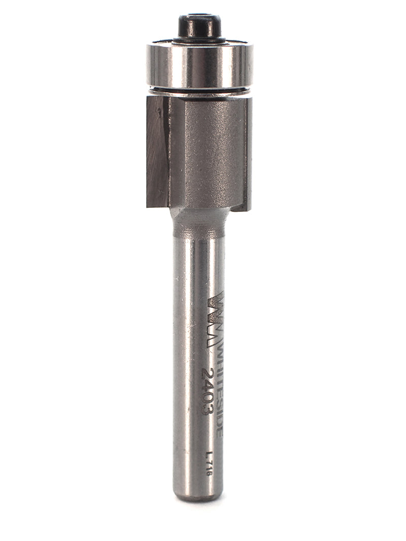 Flush Trim Bit 1/2CD 1/2CL w/B3 Bearing 1/4SH 2-1/8OAL 2FL