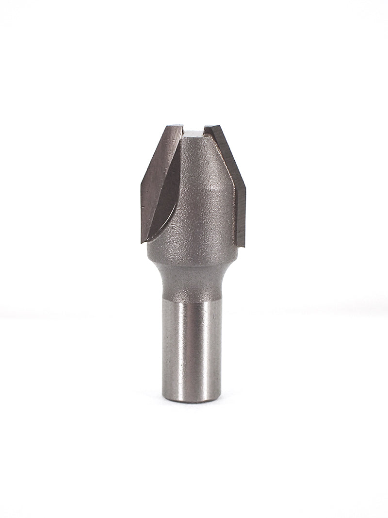 Combination Flush or Bevel Laminate Trim Bit 7/16CD 22-1/2 Degree 1/2CL 1/4SH 1-1/8OAL 2FL