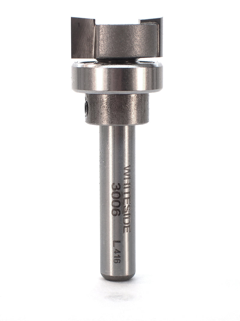 Template Bit w/Ball Bearing Guide 5/8CD 1/4CL 1/4SH 1-3/4OAL 2FL B6Bearing