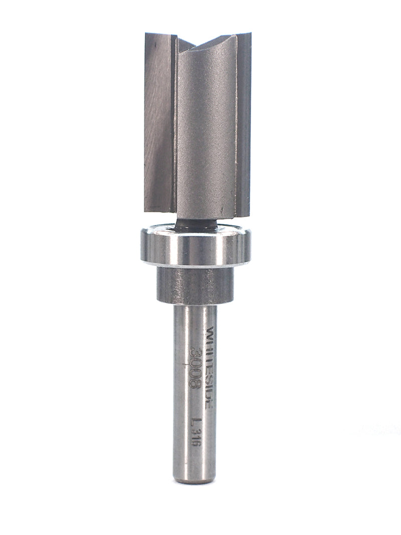 Template Bit w/Ball Bearing Guide 5/8CD 1CL 1/4SH 2-1/2OAL 2FL B6Bearing