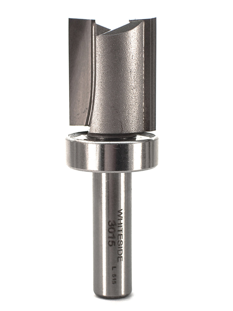 Template Bit w/Ball Bearing Guide 7/8CD 1CL 3/8SH 2-5/8OAL 2FL B12Bearing