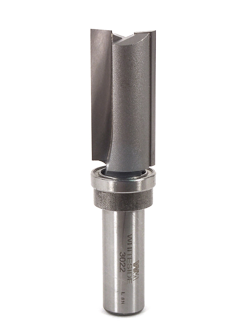 Template Bit w/Ball Bearing Guide 3/4CD 1-1/2 CL 1/2SH 3-1/4OAL 2FL B19Bearing
