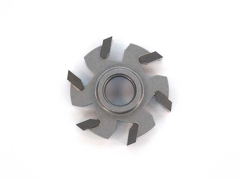 Drawer Slot Cutter 1-1/4CD 1/4K 6FL 3/8-24THD Bore