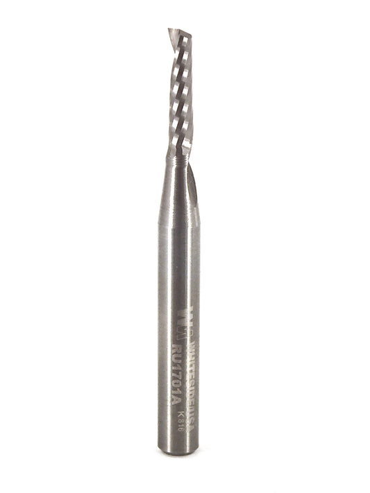 Whiteside RU1701A Single O-Flute Spiral Up Flute Bit