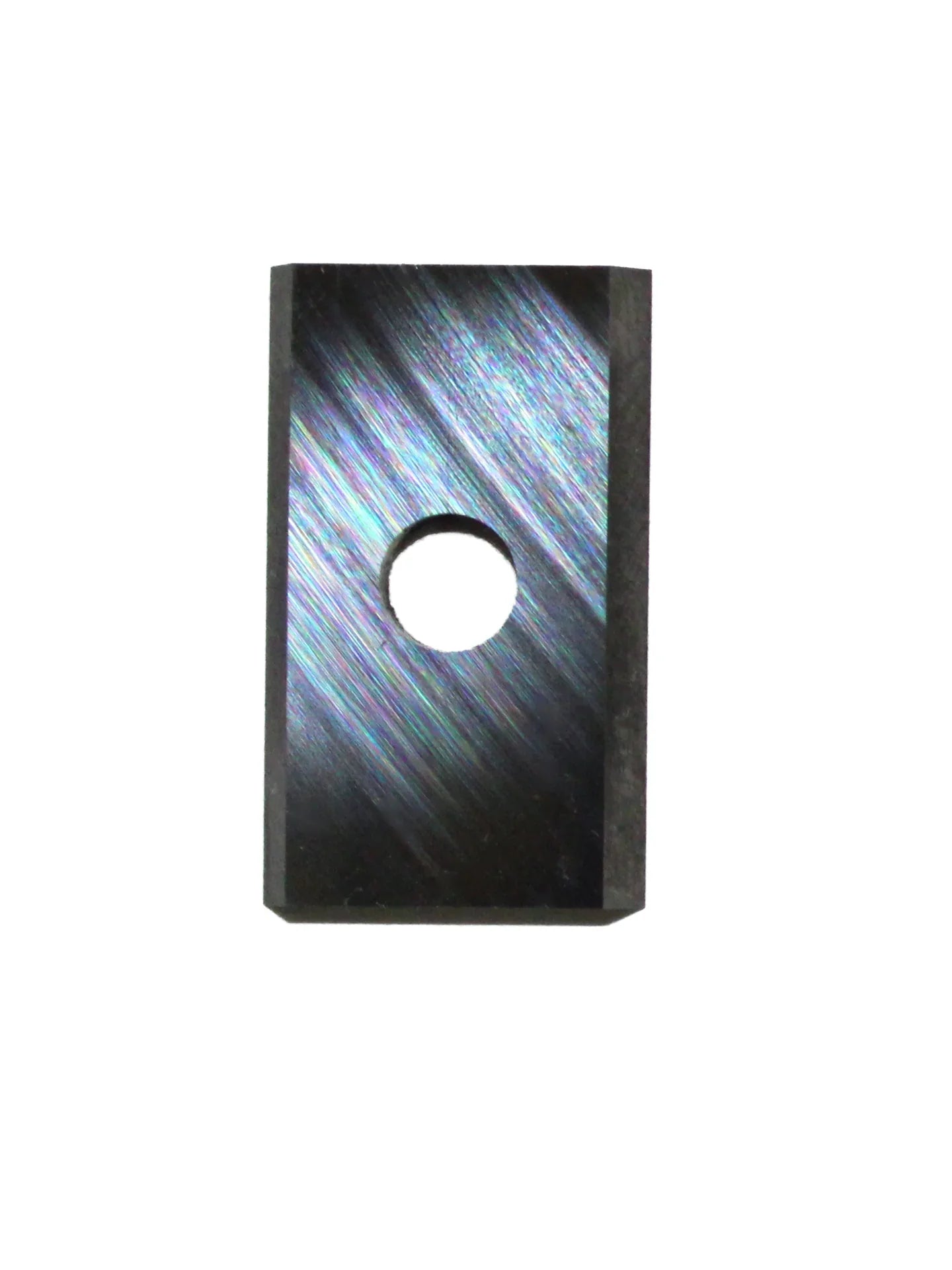 Rectangle Carbide Insert 12mm x 30mm x 1.5mm- Two 4mm Holes Spaced 14mm Apart- 10pc pack